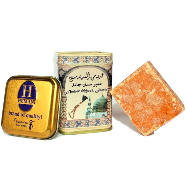 مسك عنبر صلب فاخر 25 جم Moroccan Goods Shop