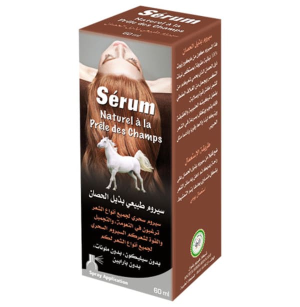 Natural horsetail serum