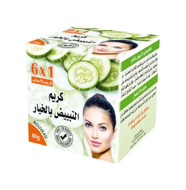 Cucumber whitening cream