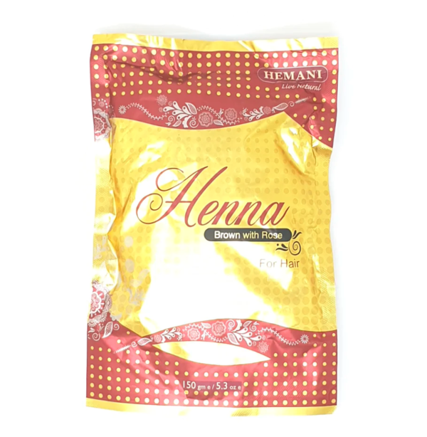 Brown henna with roses - 150 gm