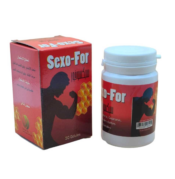 Stimulateur sexuel Sexofor, ingrédients naturels, 30 gélules - Sexo For
