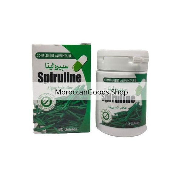 Spirulina algae 60 capsules strengthens the immune system - Spiruline