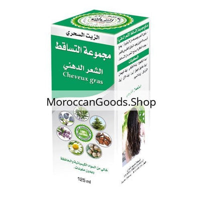 الزيت السحري للشعر الدهني